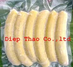 IQF whole banana - slice banana- chunk banana